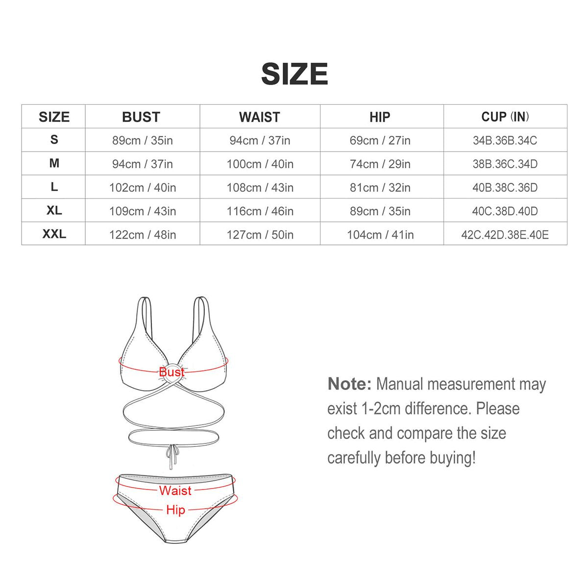Coral Tie-Front Bikini
