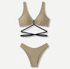 Seashell Tie-Front Bikini