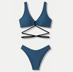 Ocean Tie-Front Bikini
