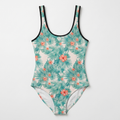 Tropical Hibiscus One-Piece Swimsuit