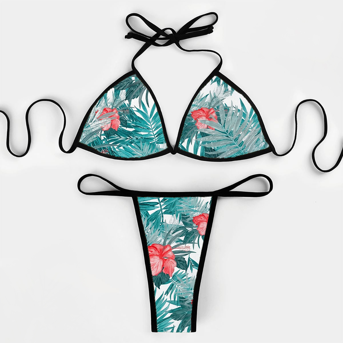 Ibiscus Thong Bikini