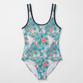 Tropical Hibiscus One-Piece Swimsuit