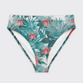 Recycled high-waisted bikini bottom